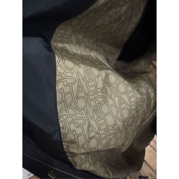 Michael kors mkblack/gold  quilted packable Jacket/coat hooded plus size 1xl - Picture 10 of 11